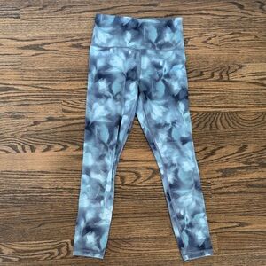 Athleta Women's Elation Tie Dye Printed 7/8 Tights Leggings Yoga Pants
